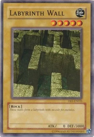 Labyrinth Wall - DB1-EN035 - Common - Unlimited Edition - YuGiOh