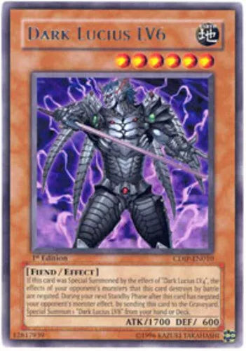 Dark Lucius LV6 - CDIP-EN010 - Rare - 1st Edition - YuGiOh