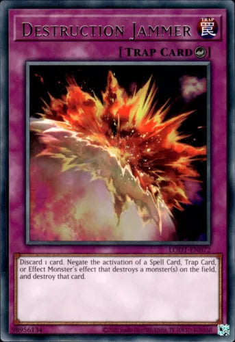 Destruction Jammer - LODT-EN072 - Rare - Unlimited Edition - YuGiOh