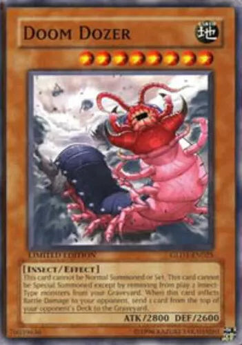 Doom Dozer - GLD1-EN025 - Common - Limited Edition - YuGiOh