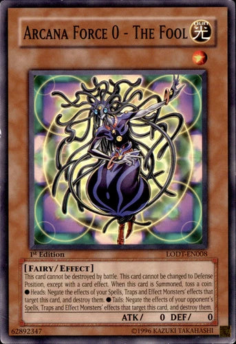 Arcana Force 0 - The Fool - LODT-EN008 - Common - Unlimited Edition - YuGiOh