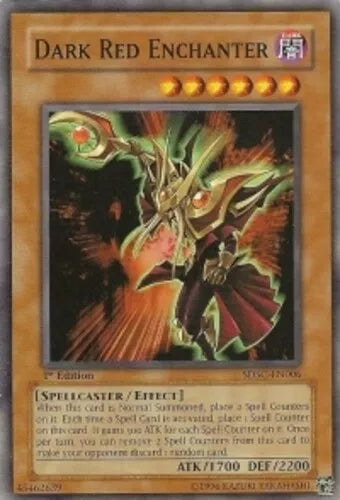 Dark Red Enchanter - SDSC-EN006 - Common - 1st Edition - YuGiOh