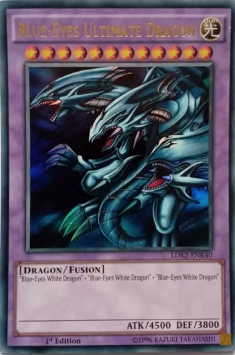 Blue-Eyes Ultimate Dragon - LDK2-ENK40 - Ultra Rare - 1st Edition - YuGiOh