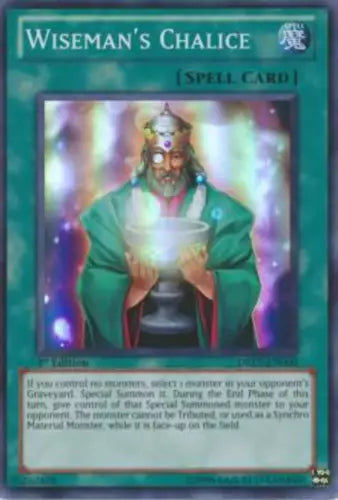 Wiseman's Chalice - DREV-EN060 - Super Rare - Unlimited Edition - YuGiOh LP