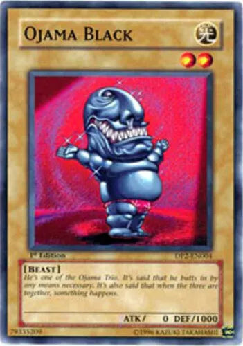 Ojama Black - DP2-EN004 - Common - 1st Edition - YuGiOh