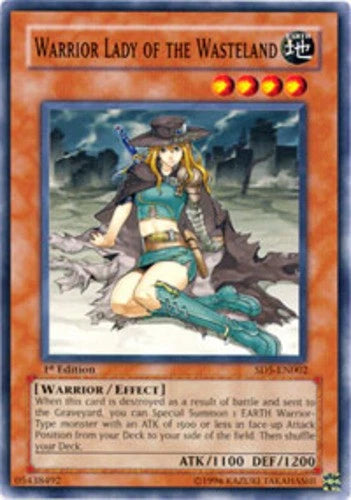 Warrior Lady of the Wasteland - SD5-EN002 - Common - 1st Edition - YuGiOh