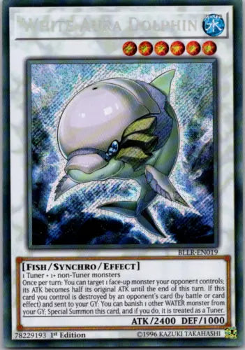 White Aura Dolphin - BLLR-EN019 - Secret Rare - 1st Edition - YuGiOh