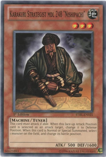 Karakuri Strategist mdl 248 "Nishipachi" - STBL-EN021 - Common - 1st Edition