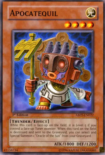 Apocatequil - ABPF-EN022 - Common - Unlimited Edition - YuGiOh
