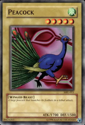 Peacock - MRL-011 - Common - Unlimited Edition - YuGiOh