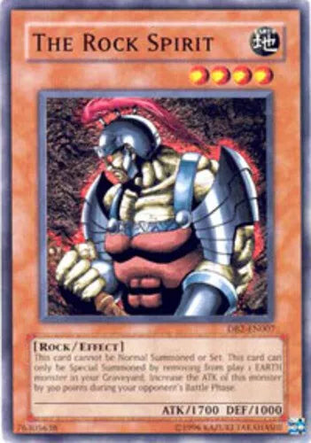 The Rock Spirit - DB2-EN007 - Common - Unlimited Edition - YuGiOh