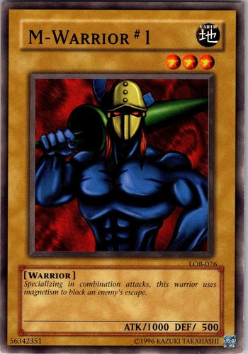M-Warrior #1 - LOB-076 - Common - Unlimited Edition - YuGiOh
