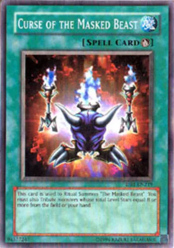 Curse of the Masked Beast - DB1-EN219 - Common - Unlimited Edition - YuGiOh