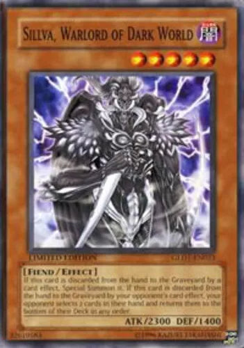 Sillva, Warlord of Dark World - GLD1-EN023 - Common - Limited Edition - YuGiOh