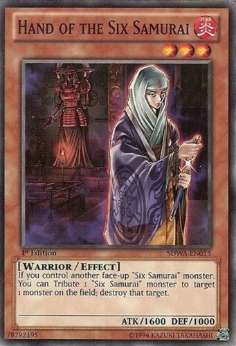 Hand of the Six Samurai - SDWA-EN015 - Common - 1st Edition - YuGiOh
