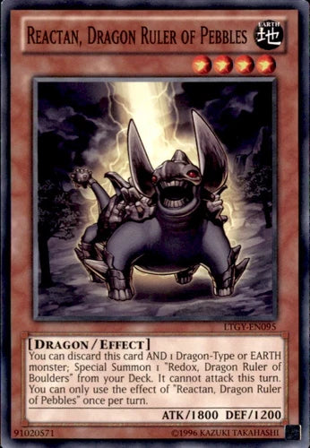 Reactan, Dragon Ruler of Pebbles - LTGY-EN095 - Common - Mixed Editions - YuGiOh