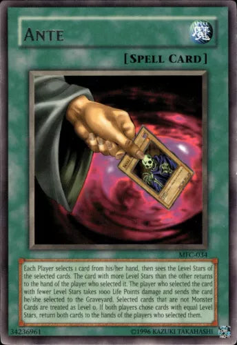 Ante - MFC-034 - Rare - Unlimited Edition - YuGiOh