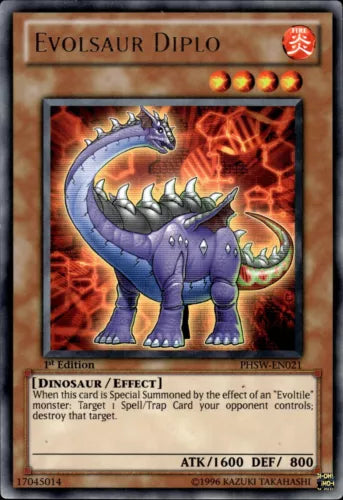 Evolsaur Diplo - PHSW-EN021 - Rare - 1st Edition - YuGiOh