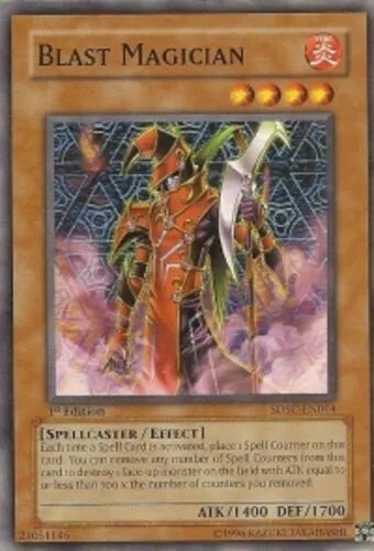 Blast Magician - SDSC-EN014 - Common - 1st Edition - YuGiOh