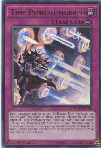 Time Pendulumgraph - PEVO-EN008 - Ultra Rare - 1st Edition - YuGiOh