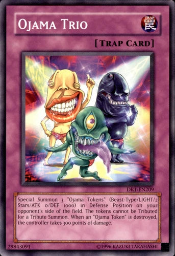 Ojama Trio - DR1-EN209 - Common - Unlimited Edition - YuGiOh
