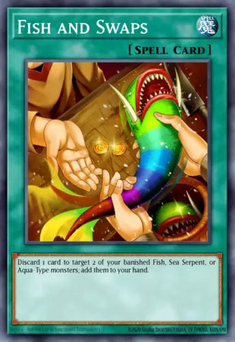 Fish and Swaps - GENF-EN087 - Rare - 1st Edition - YuGiOh