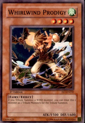 Whirlwind Prodigy - FET-EN030 - Common - 1st Edition - YuGiOh LP