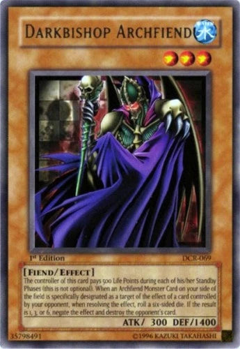 Darkbishop Archfiend - DCR-069 - Rare - Unlimited Edition - YuGiOh