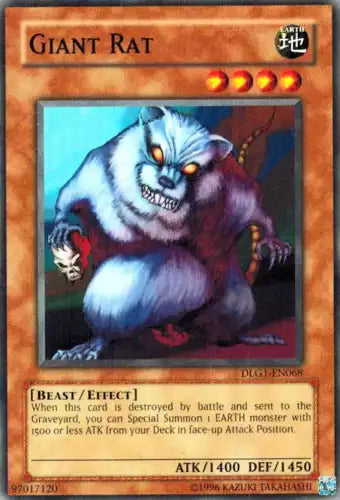 Giant Rat - DLG1-EN068 - Common - Unlimited Edition - YuGiOh