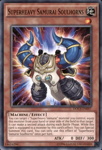 Superheavy Samurai Soulhorns - DOCS-EN007 - Common - 1st Edition - YuGiOh