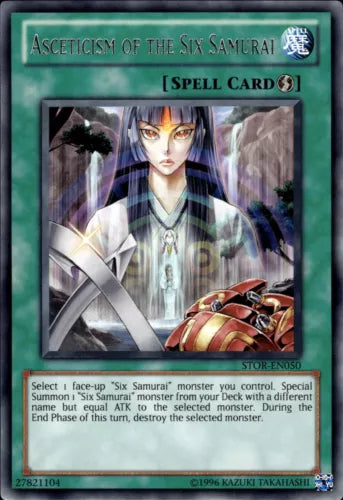 Asceticism of the Six Samurai - STOR-EN050 - Rare - Unlimited Edition - YuGiOh