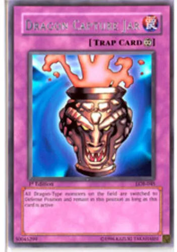 Dragon Capture Jar - LOB-045 - Rare - Unlimited Edition - YuGiOh