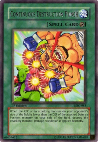 Continuous Destruction Punch - MFC-085 - Rare - Mixed Editions - YuGiOh LP