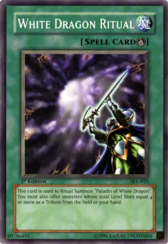 White Dragon Ritual - SKE-025 - Common - Unlimited Edition - YuGiOh LP