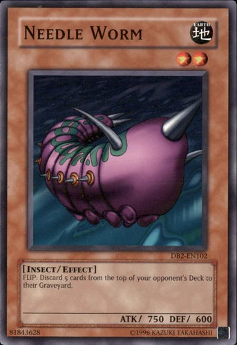 Needle Worm - DB2-EN102 - Common - Unlimited Edition - YuGiOh