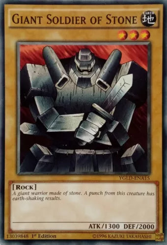 Giant Soldier of Stone - YGLD-ENA15 - Common - 1st Edition - YuGiOh