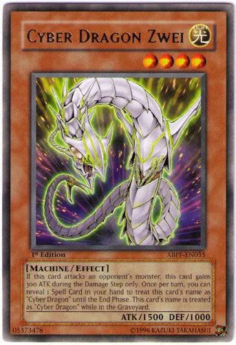 Cyber Dragon Zwei - ABPF-EN035 - Rare - 1st Edition - YuGiOh