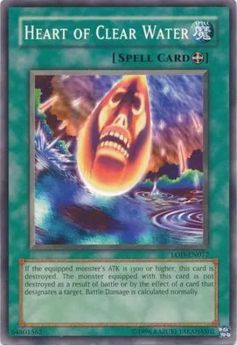 Heart of Clear Water - LOD-077 - Common - Mixed Editions - YuGiOh LP