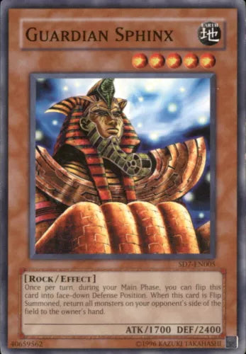 Guardian Sphinx - SD7-EN005 - Common - Mixed Editions - YuGiOh