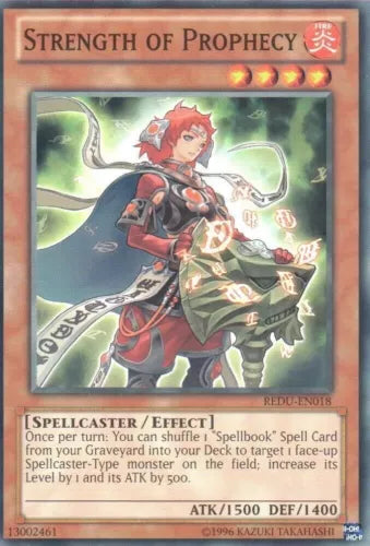 Strength of Prophecy - REDU-EN018 - Common - Mixed Editions - YuGiOh
