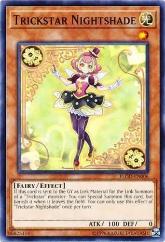 Trickstar Nightshade - FLOD-EN006 - Common - Mixed Editions - YuGiOh