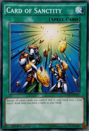 Card of Sanctity - YGLD-ENC27 - Common - 1st Edition - YuGiOh