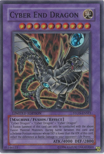 Cyber End Dragon - STON-ENSE1 - Super Rare - Limited Edition - YuGiOh