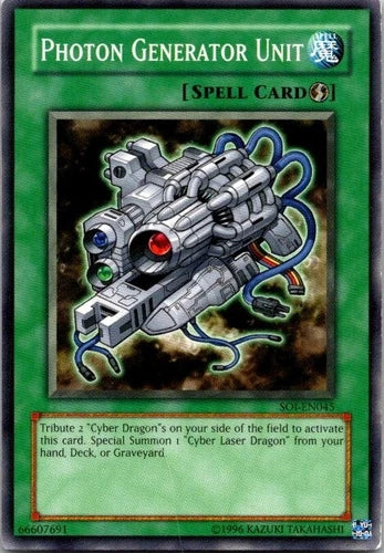 Photon Generator Unit - SOI-EN045 - Common - Mixed Editions - YuGiOh LP