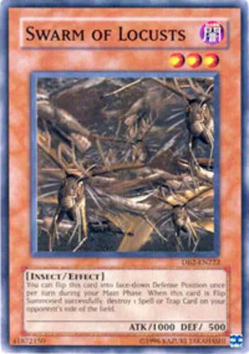 Swarm of Locusts - DB2-EN222 - Common - Unlimited Edition - YuGiOh LP