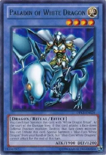 Paladin of White Dragon - DPKB-EN024 - Rare - 1st Edition - YuGiOh