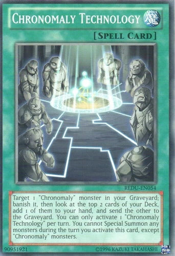 Chronomaly Technology - REDU-EN054 - Common - Mixed Editions - YuGiOh