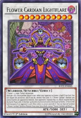 Flower Cardian Lightflare - RATE-EN045 - Rare - Mixed Editions - YuGiOh