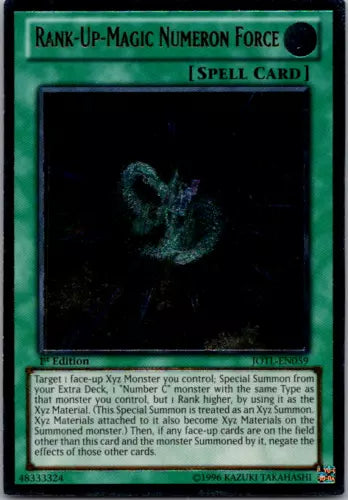 Rank-Up-Magic Numeron Force - JOTL-EN059 - Ultimate Rare - 1st Edition - YuGiOh