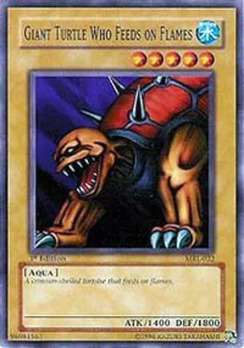 Giant Turtle Who Feeds on Flames - MRL-022 - Common - Mixed Editions - YuGiOh